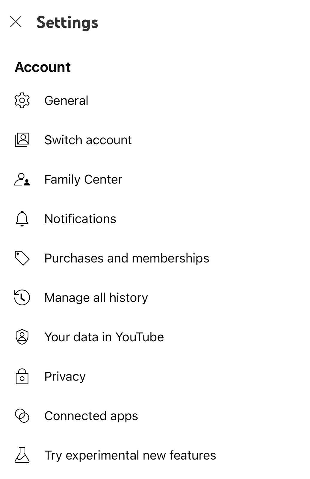 Go to Account